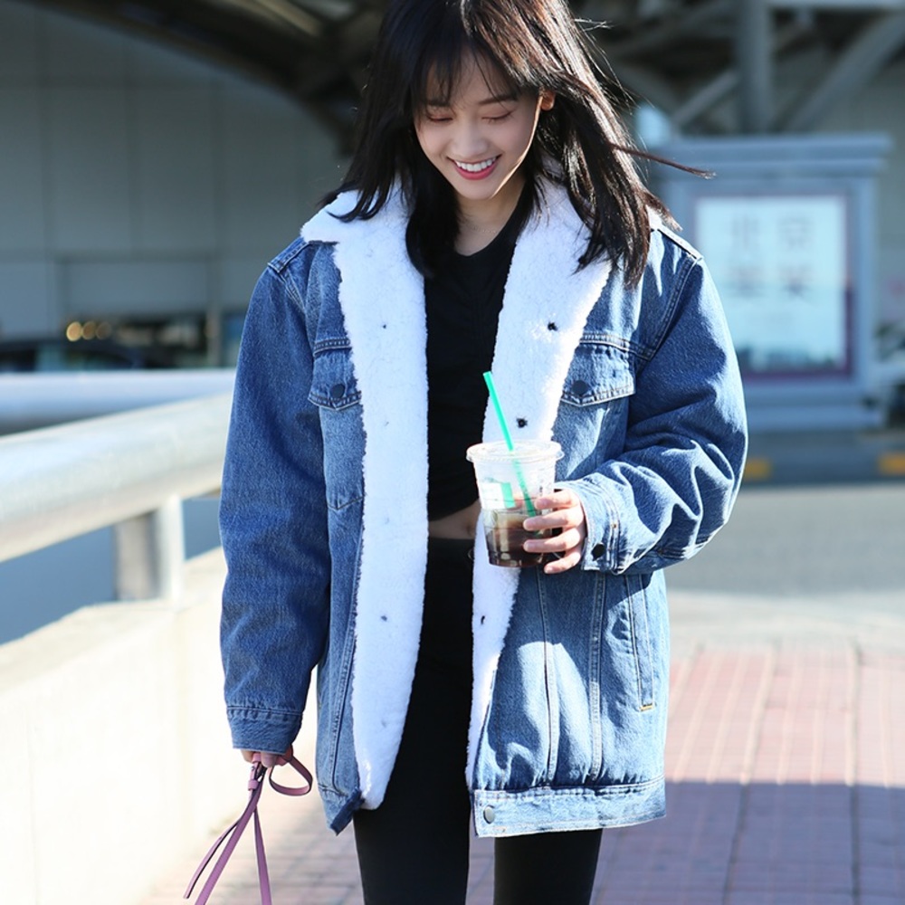 alexander wang oversized denim jacket
